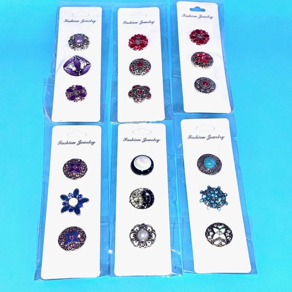 🎀 $5 Set - Snap Jewelry Charms Interchangeable Jewelry & Accessories U Choose - Picture 2 of 13